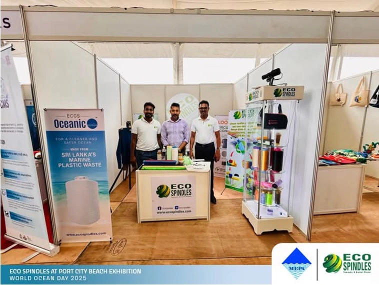 ECO SPINDLES SHOWCASES RECYCLING INNOVATION AT WORLD OCEAN DAY EXHIBITION